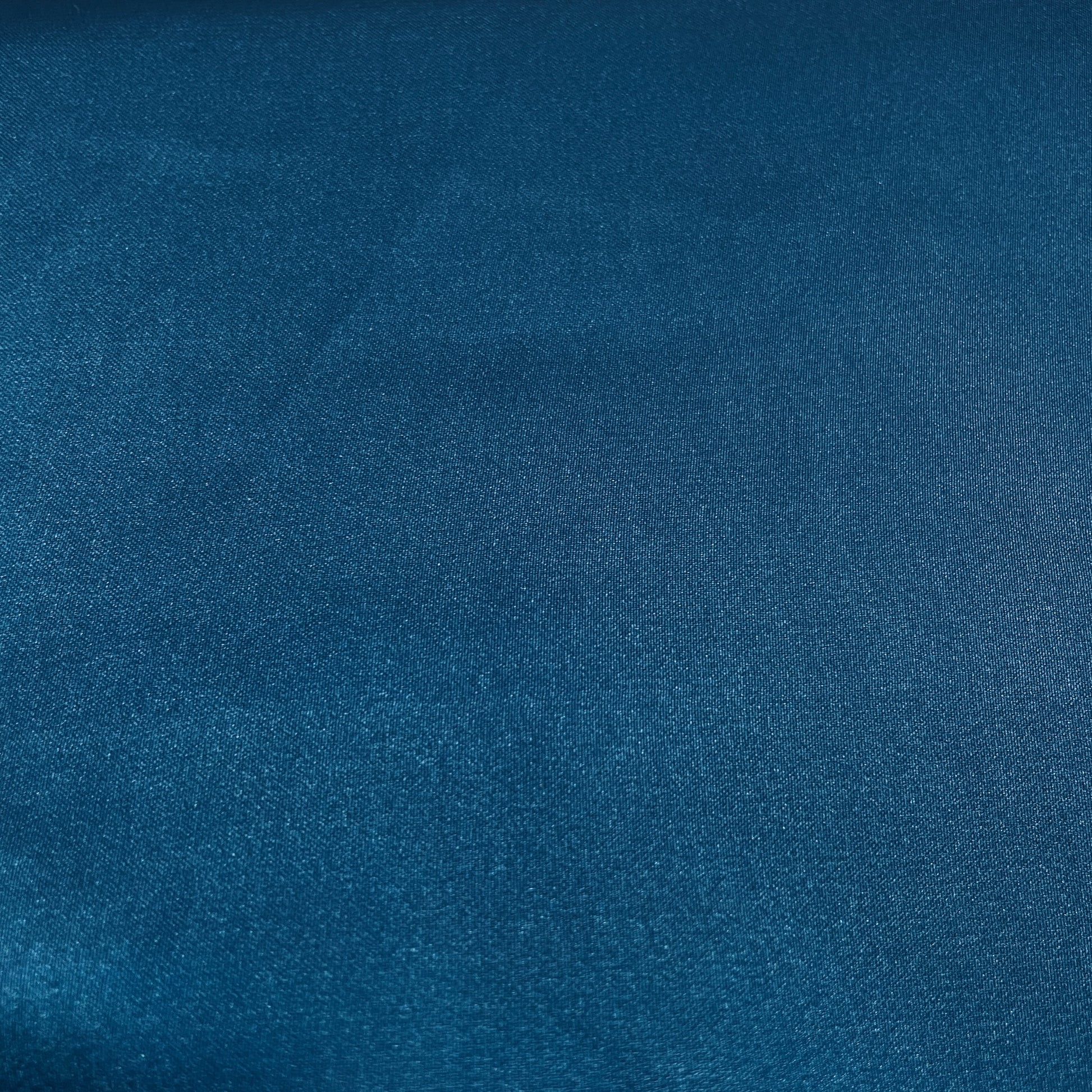 Teal Blue Armani Satin Fabric - TradeUNO