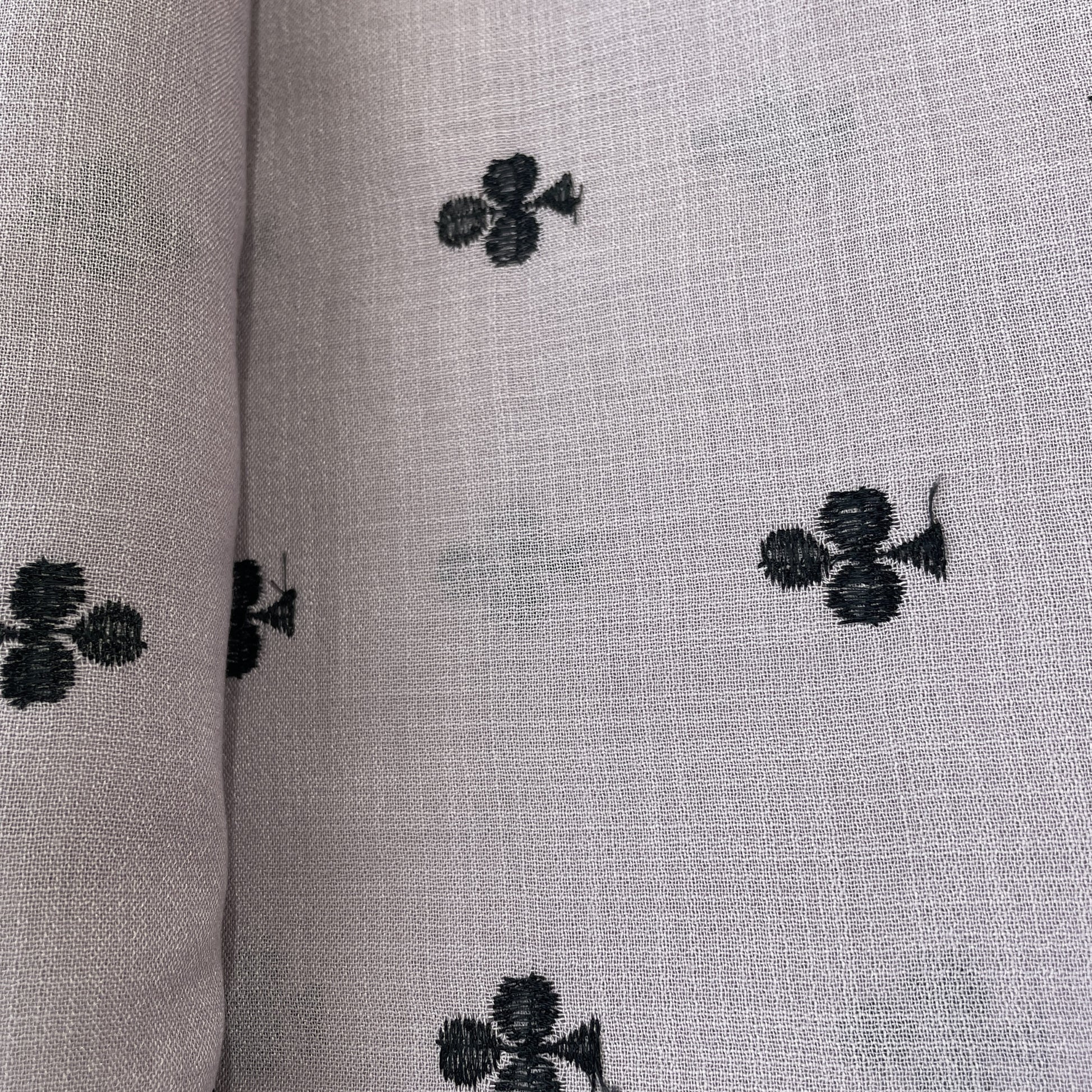 White Gotta Georgette Fabric - TradeUNO