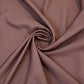 Exclusive Chocolate Brown Solid Malai Crepe Fabric