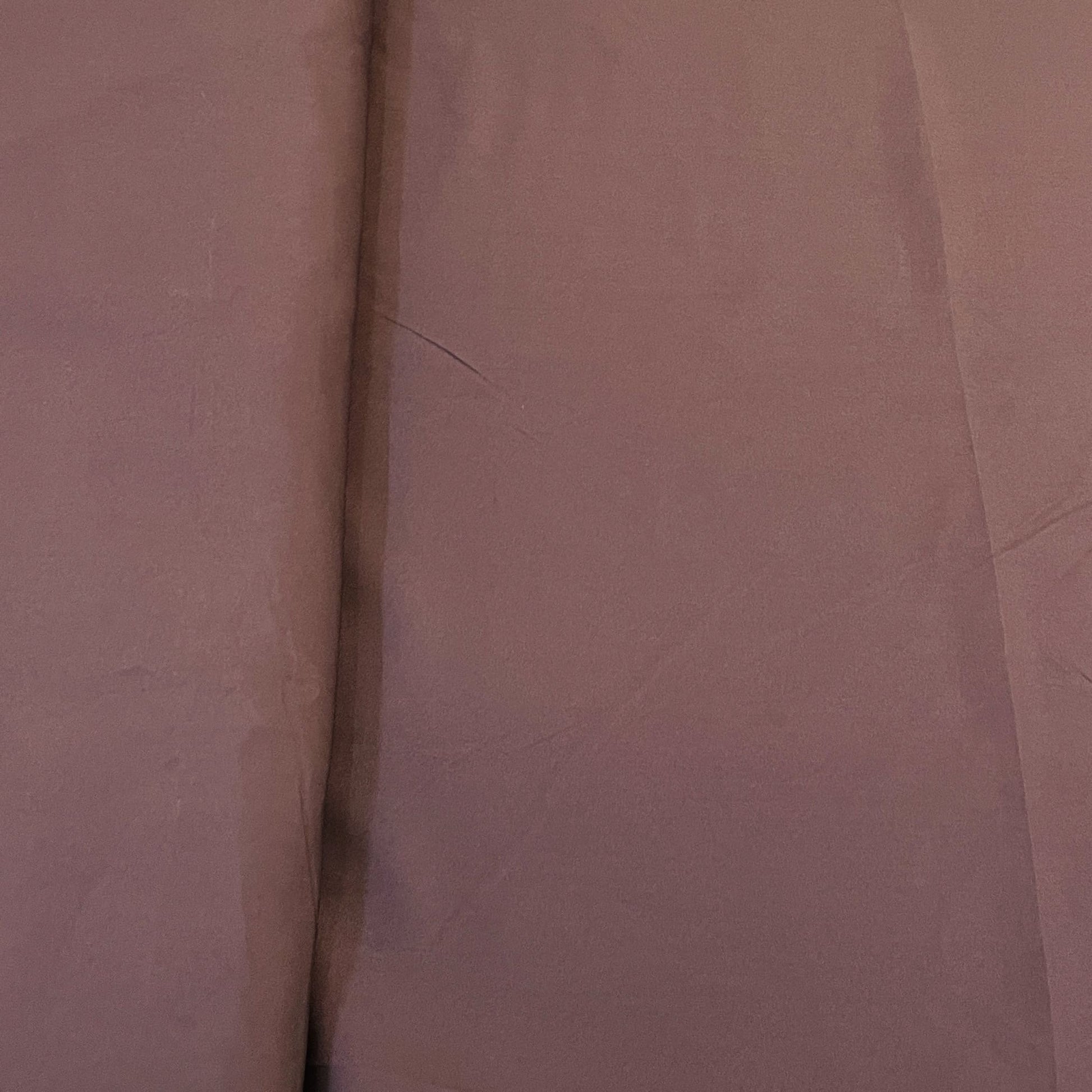 Exclusive Chocolate Brown Solid Malai Crepe Fabric