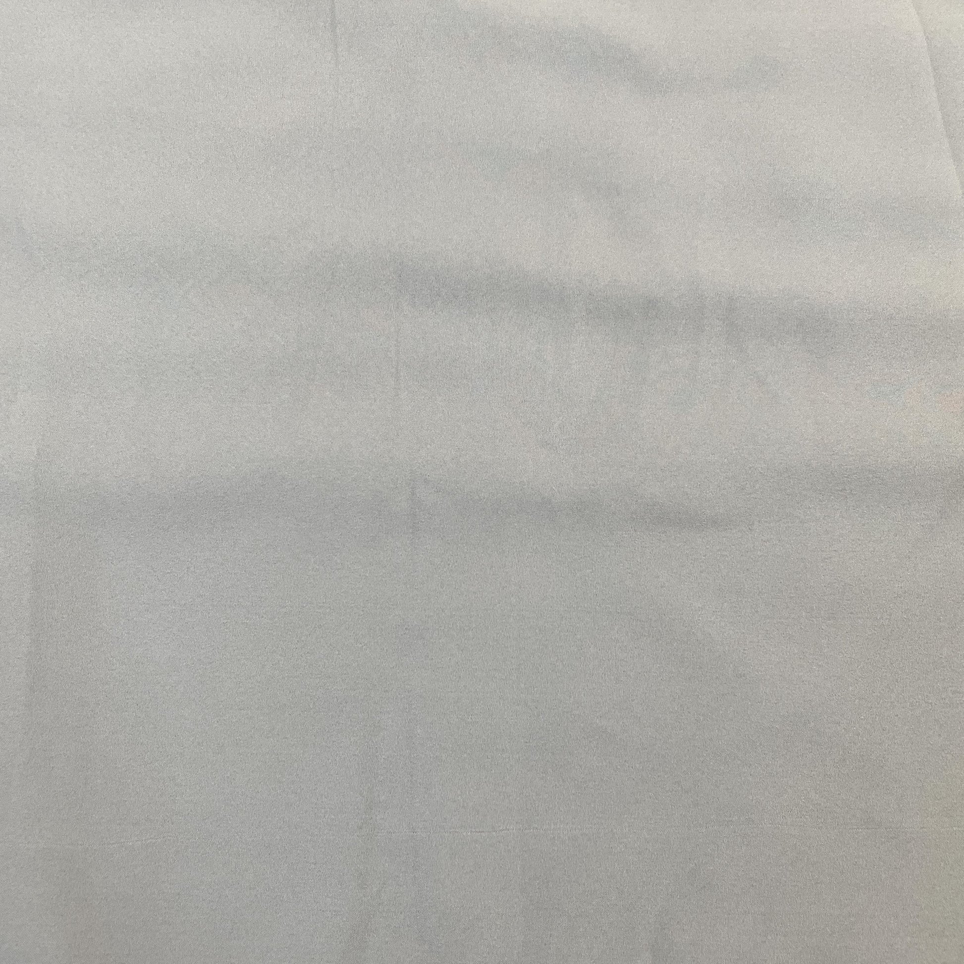 Exclusive Grey Solid Malai Crepe Fabric