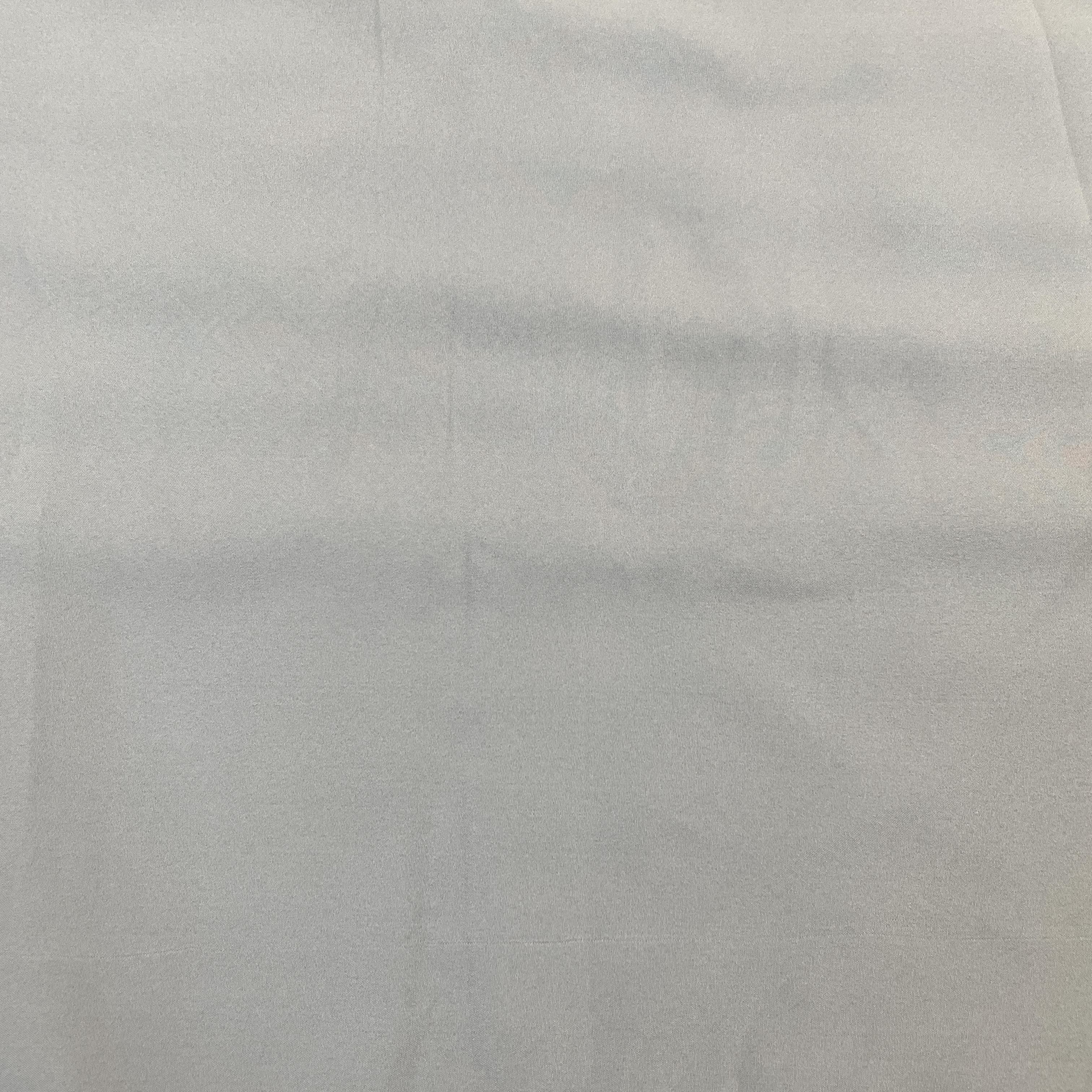 Exclusive Grey Solid Malai Crepe Fabric