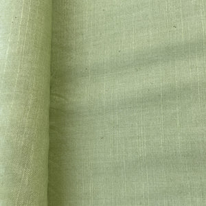 Lime Green Solid Cotton Khadi Fabric 16770