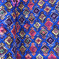 Dark Blue Handblock Print Georgette Fabric 7549
