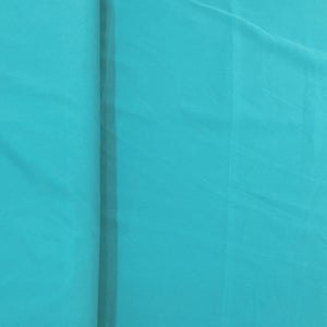 Exclusive Turquoise Green Solid Malai Crepe Fabric