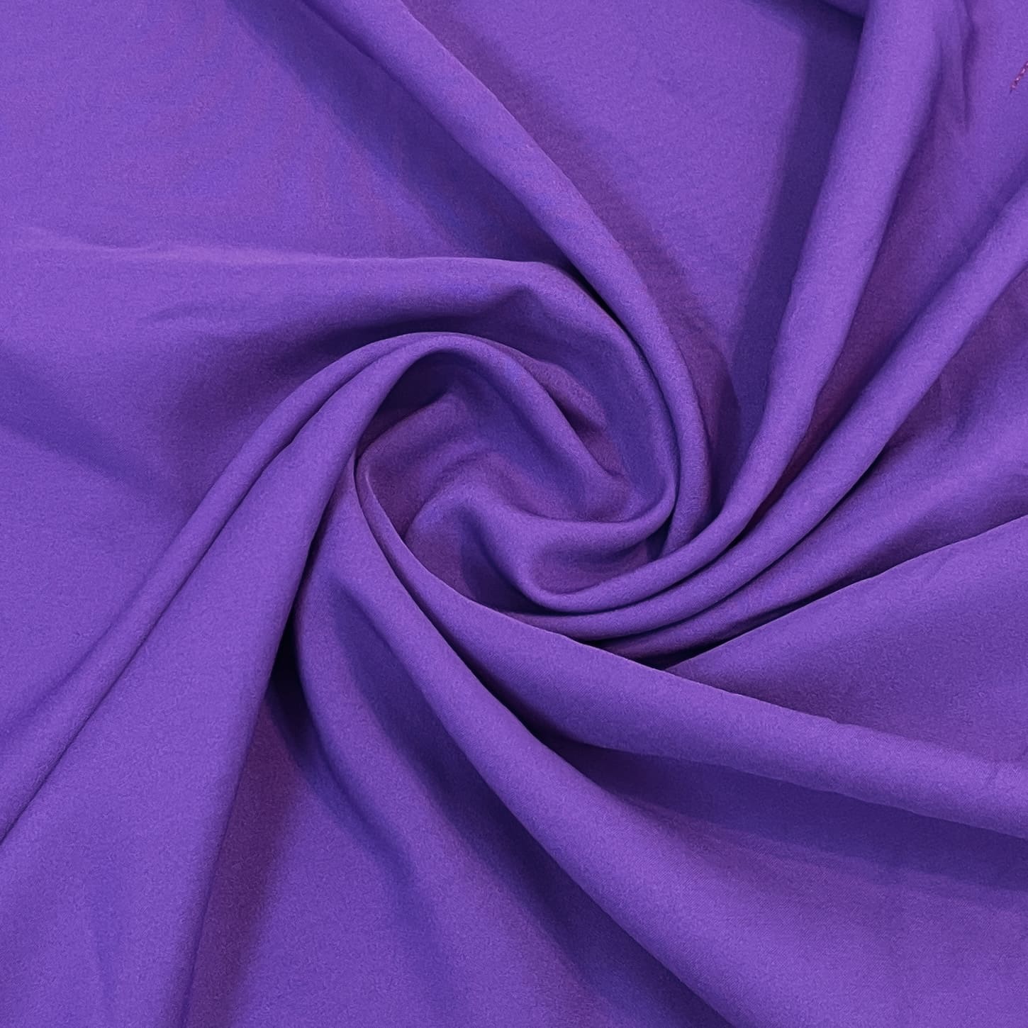  Blue Solid Malai Crepe Fabric
