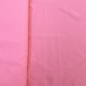 Exclusive Brink Pink Solid Malai Crepe Fabric