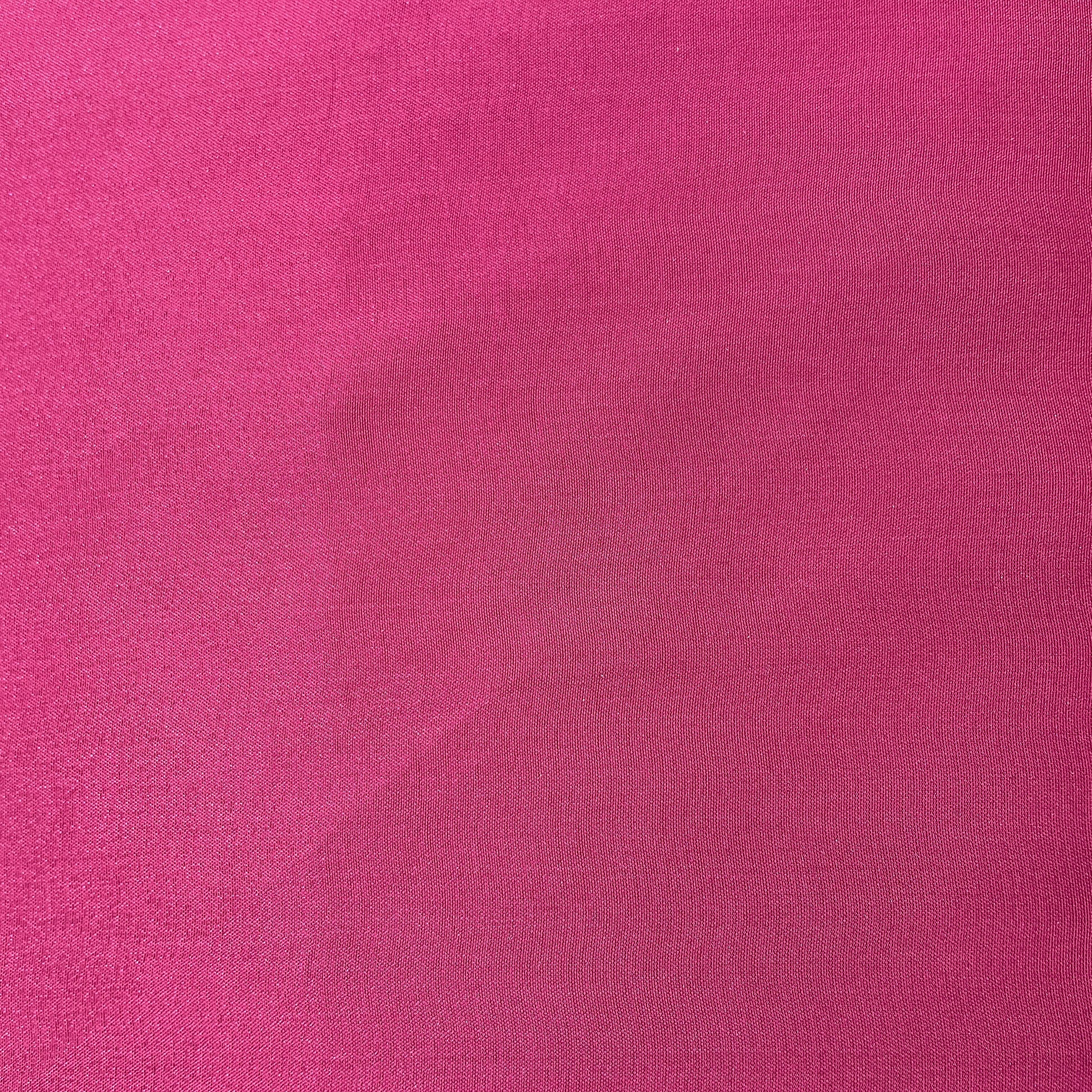 Dark Purple Solid Natural Crepe Fabric 19722