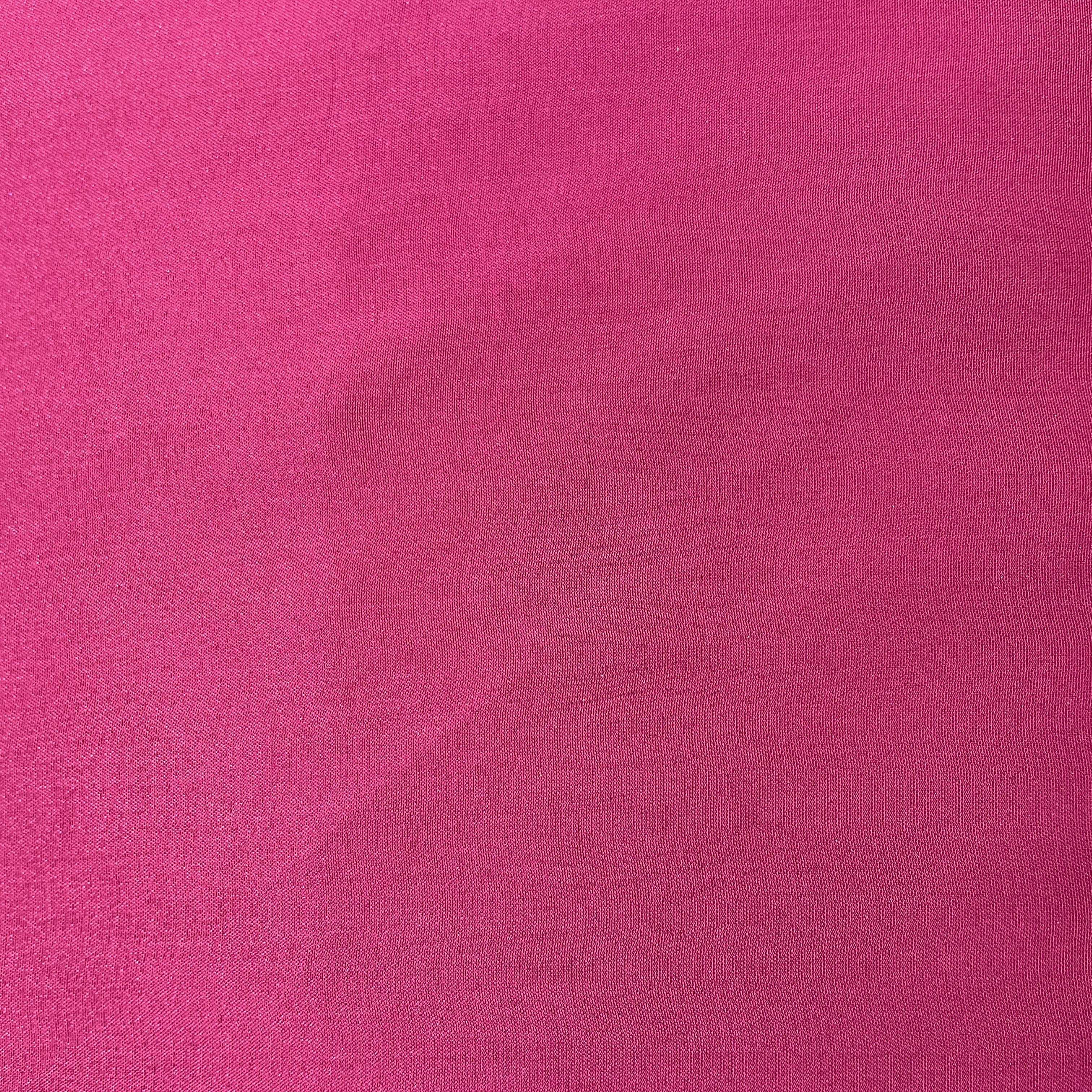 Dark Purple Solid Natural Crepe Fabric 19722