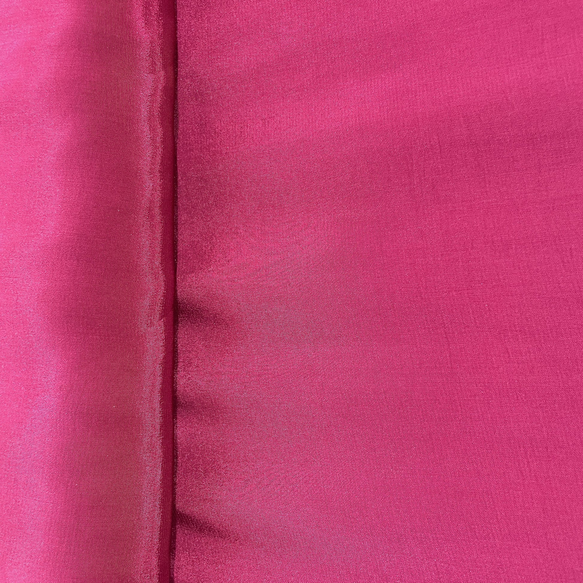 Dark Purple Solid Natural Crepe Fabric 19722