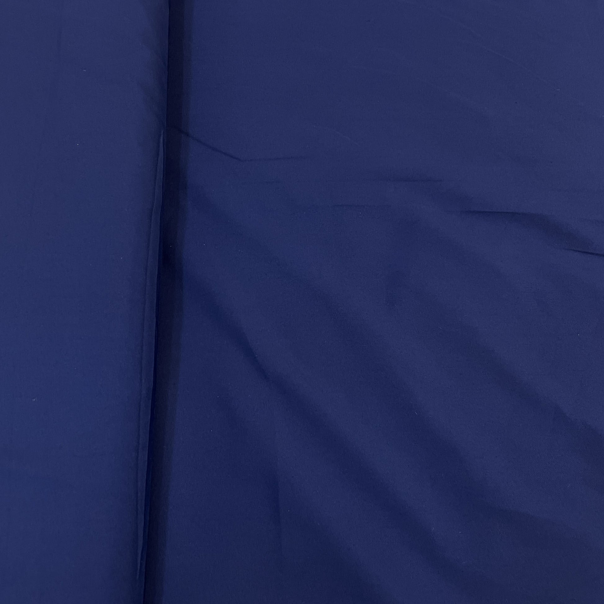 Exclusive Navy Blue Solid Malai Crepe Fabric