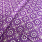 Premium Purple Traditional Print Muslin Fabric