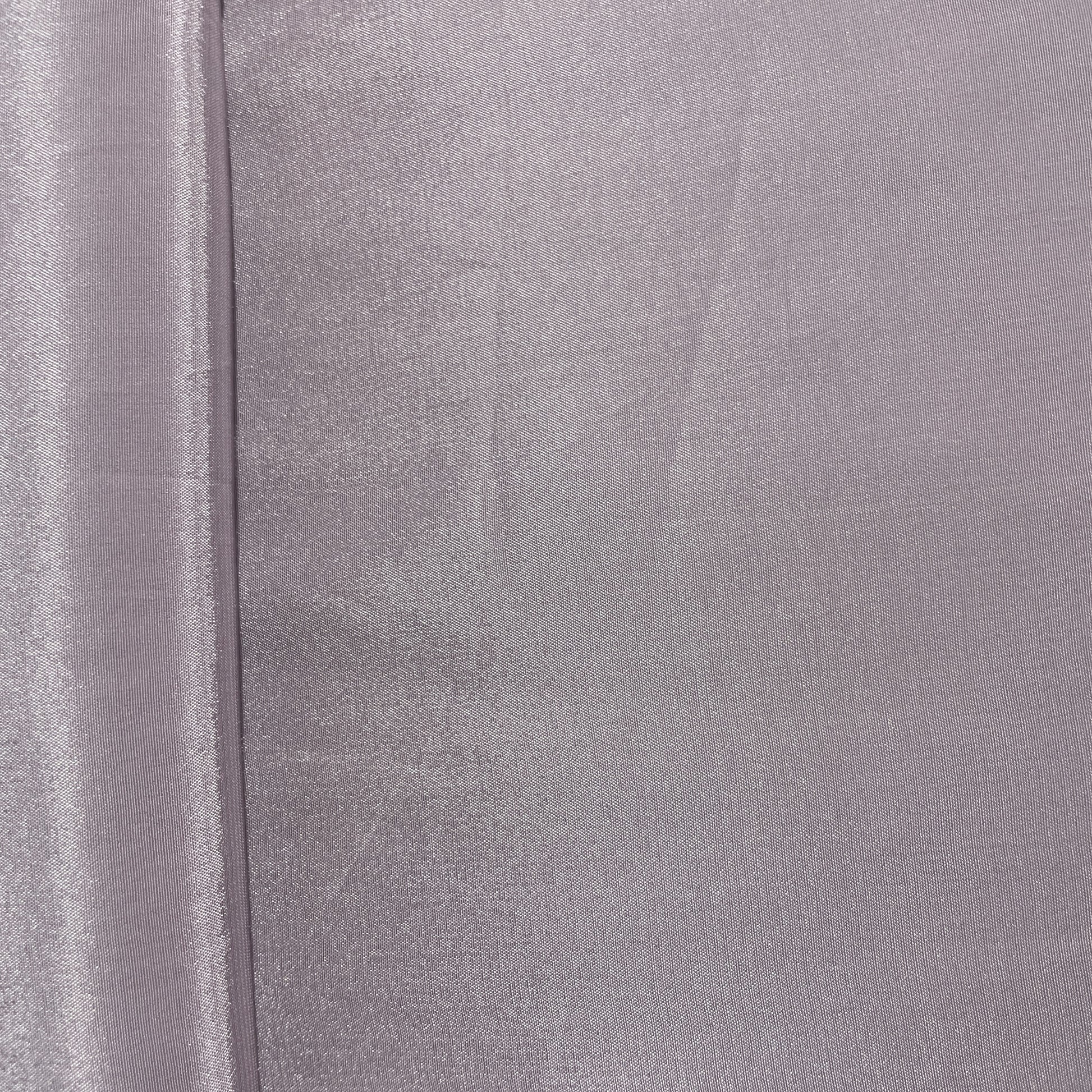Lavender Solid Natural Crepe Fabric 19733
