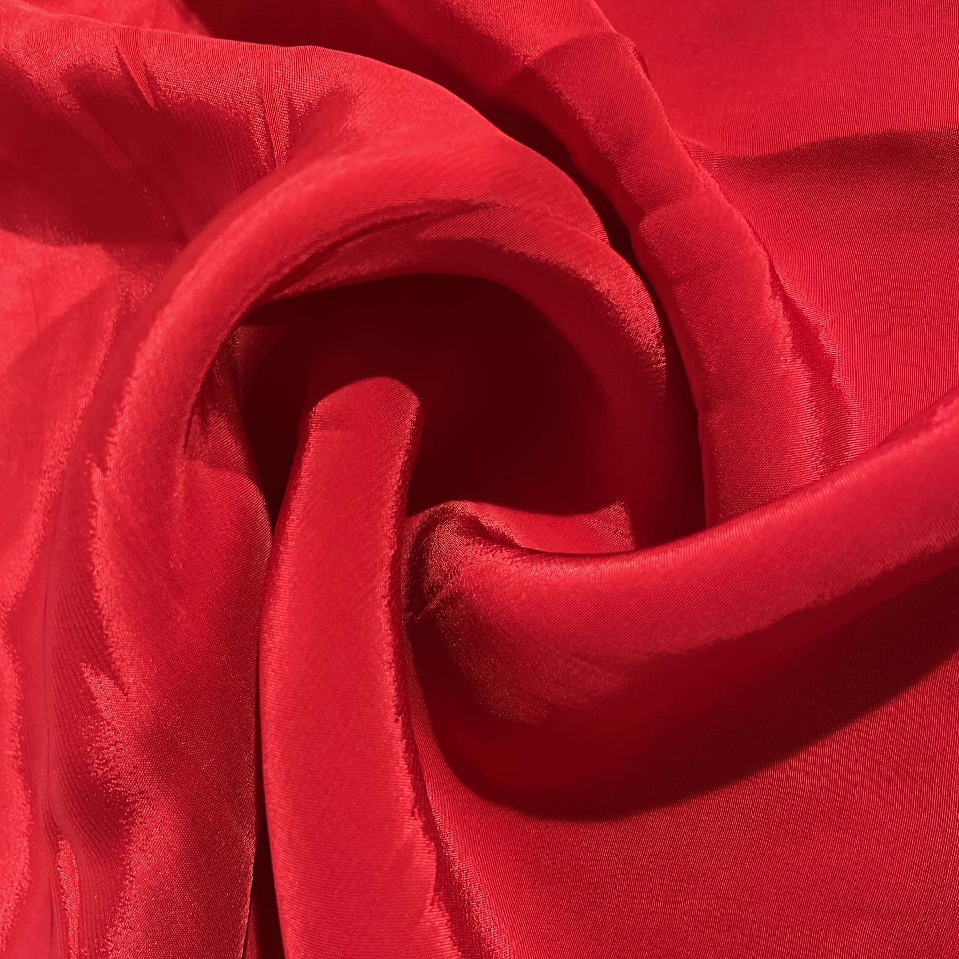 Red Solid Natural Crepe Fabric 19713