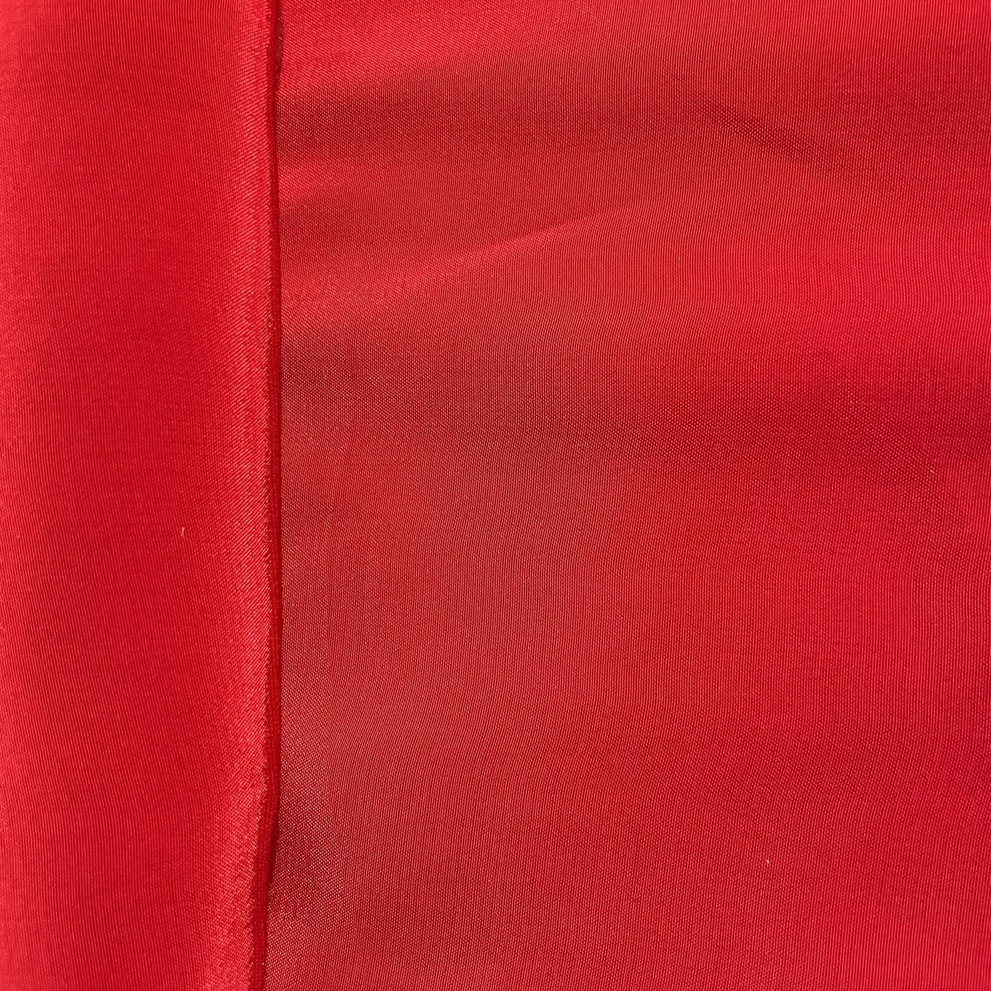 Red Solid Natural Crepe Fabric 19713