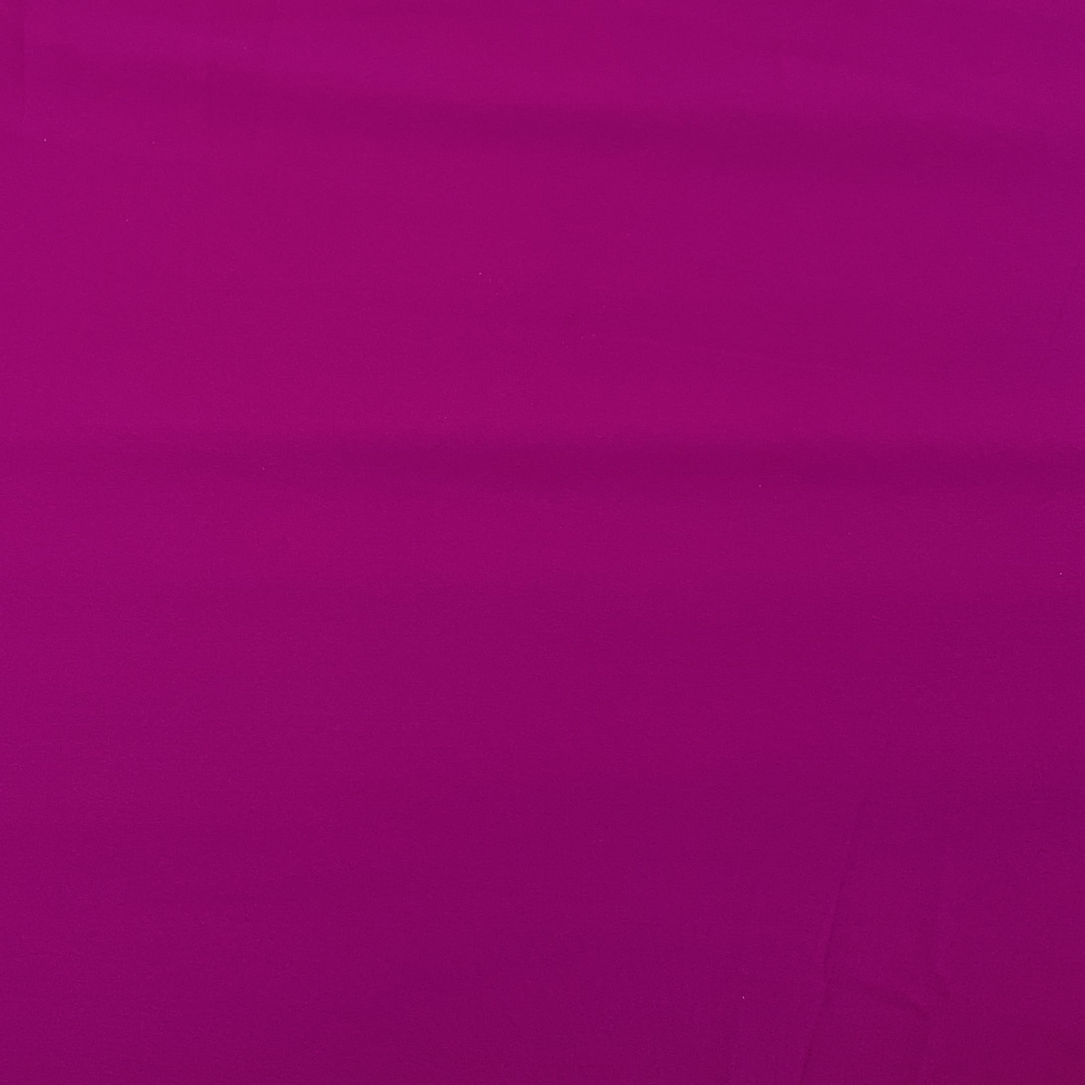 Exclusive Magenta Purple Solid Malai Crepe Fabric