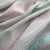 Premium OffWhite Green Multicolor Stripes Lurex Dobby Embroidery Cotton Fabric