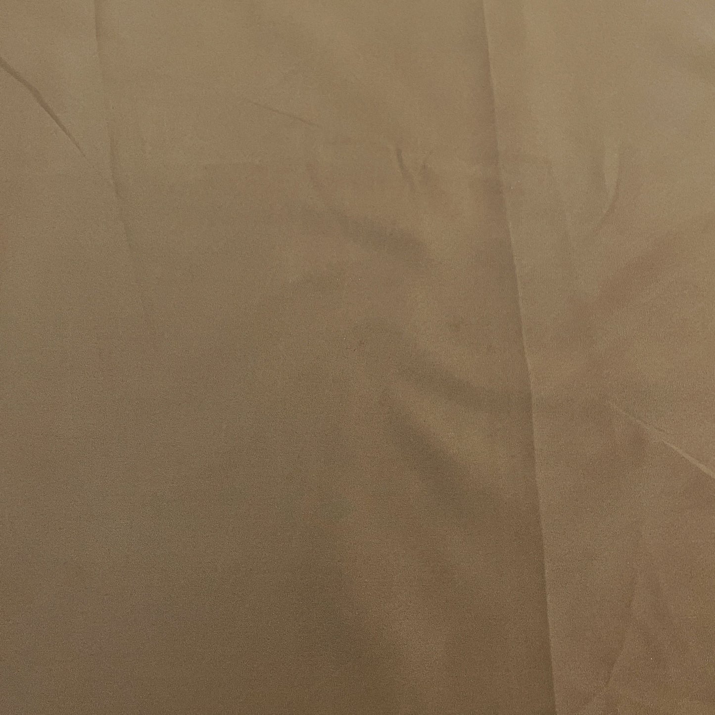 Exclusive Peanut Brown Solid Malai Crepe Fabric