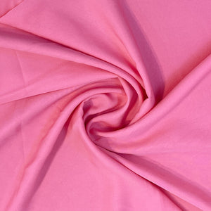 Exclusive Rouge Pink Solid Malai Crepe Fabric