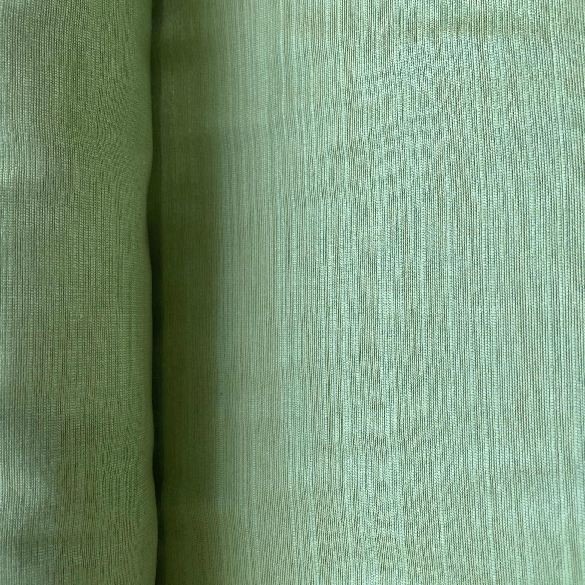 Dull Green Banarasi Cotton Slub Fabric 15471