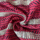 Magenta Pink Abstract Print Gota Work Cambric Cotton Fabric 15931