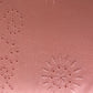 Coral Pink Floral Embroidery Cotton Schiffli Fabric 13249