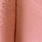Coral Pink Floral Embroidery Cotton Schiffli Fabric 13249
