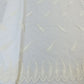 Exclusive Off White Floral Embroidery Dyeable Net Fabric