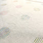 Premium White Multicolor Dobby Embroidery Dyeable Cotton Fabric