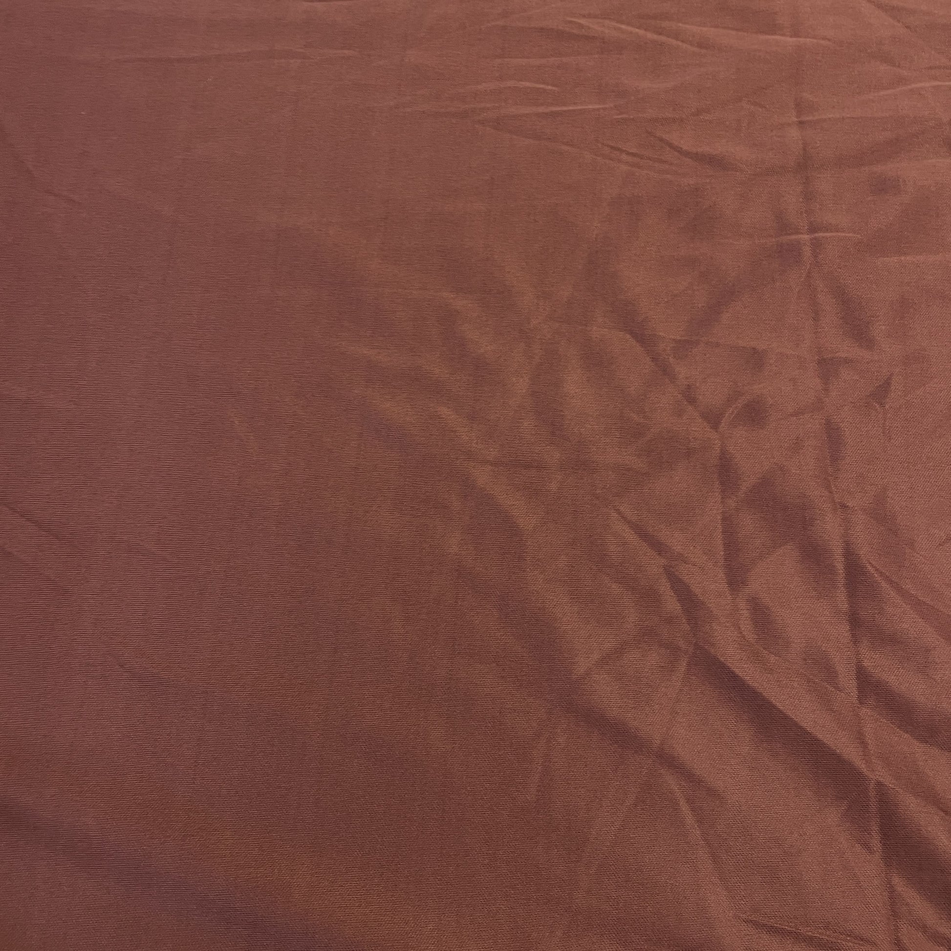 Brown Solid Lycra Dyed Fabric