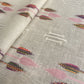 Premium OffWhite Multicolor Gold Lurex Ikkat Dobby Embroidery Dyeable Cotton Fabric