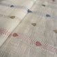 OffWhite Multicolor Stripes Silver Lurex Dobby Embroidery Cotton Fabric