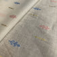 Premium OffWhite Multicolor Gold Lurex Dobby Embroidery Dyeable Cotton Fabric