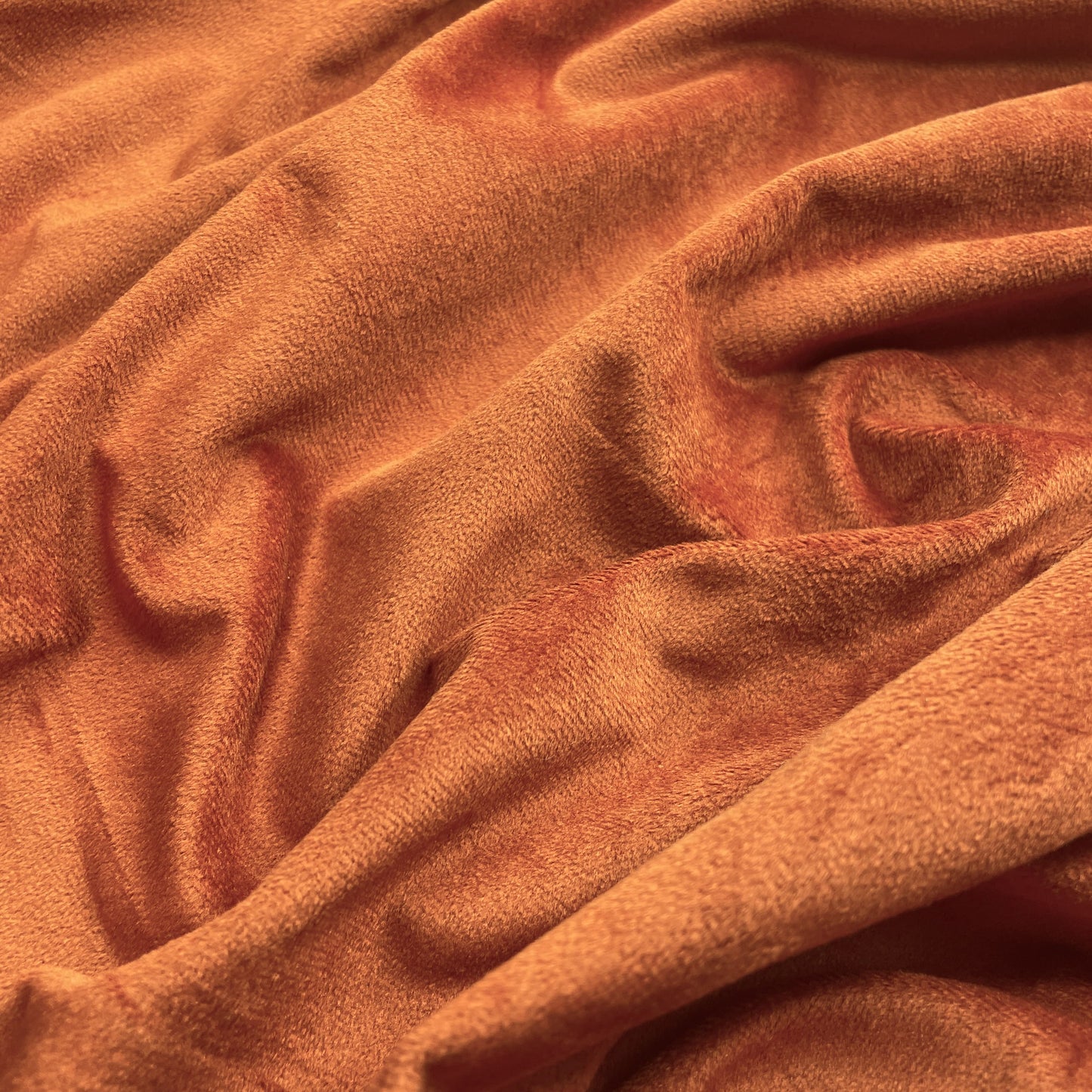 Premium Orange Solid Velvet Fabric