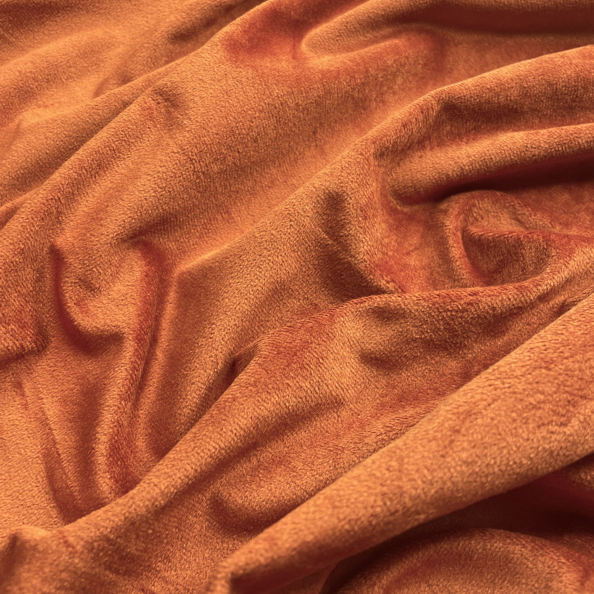 Premium Orange Solid Holland Velvet Fabric
