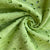 Lime Green Floral Embroidery Cotton Schiffli Fabric 13822