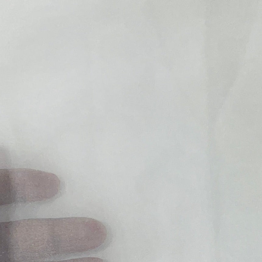 White Solid Printable Tabby Silk Fabric - TradeUNO