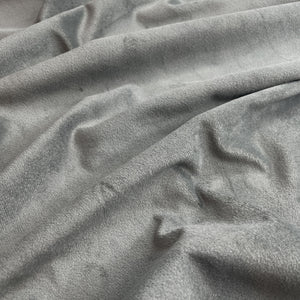 Premium Gray Solid Holland Velvet Fabric