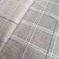 Premium OffWhite Black Check Dobby Embroidery Dyeable Cotton Fabric