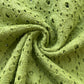 Green Embroidery Cotton Schiffli Fabric 13242