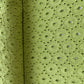 Green Embroidery Cotton Schiffli Fabric 13242