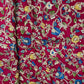 Red Madhubani Print Dola Silk Jacquard Fabric - TradeUNO
