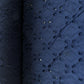 Dark Blue Floral Embroidery Cotton Schiffli Fabric 13814