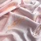 Premium Pink Multicolor Ikkat Dobby Embroidery Cotton Fabric