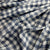Premium Blue & white Check Print Linen Fabric