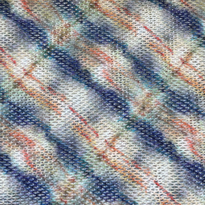 Green Abstract Print Cotton Crochet Fabric 13613