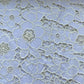 Purple Floral Crepe Crochet Fabric 16145