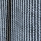 White Black Stripe Print Cotton Crochet Fabric 13622