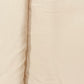 Exclusive Latte Cream Solid Malai Crepe Fabric