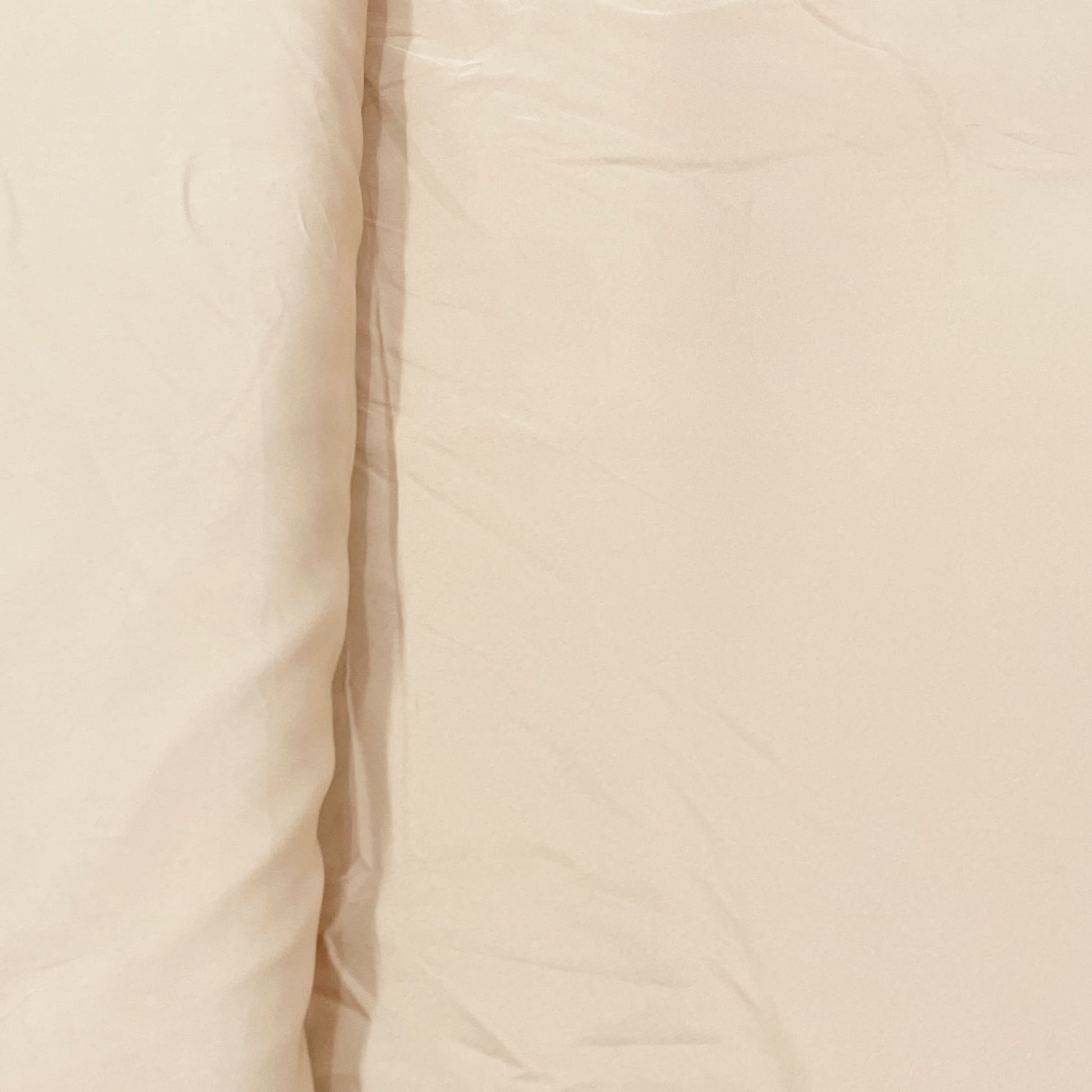 Exclusive Latte Cream Solid Malai Crepe Fabric